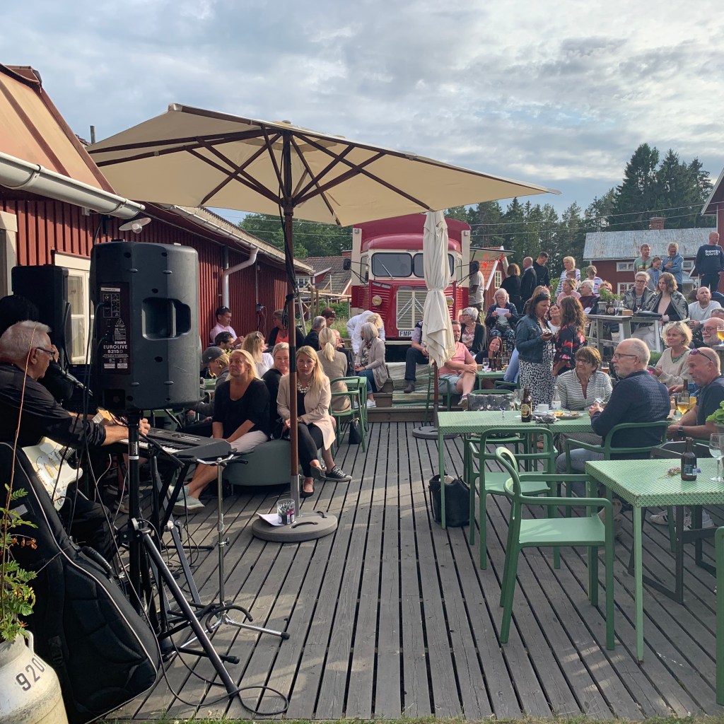 Loungen på Albertina under pub & musik i Skärså, Söderhamn